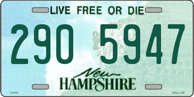NH license plate 2905947
