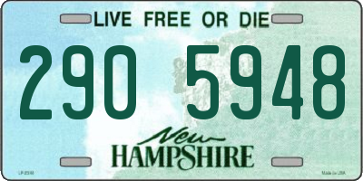 NH license plate 2905948