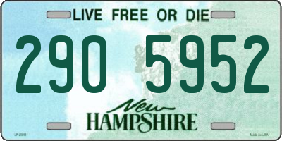 NH license plate 2905952