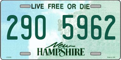 NH license plate 2905962