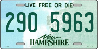 NH license plate 2905963