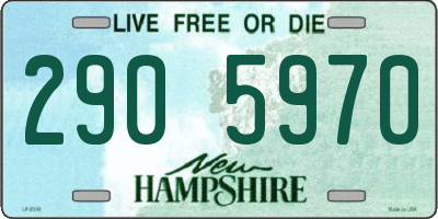 NH license plate 2905970