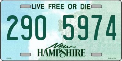 NH license plate 2905974