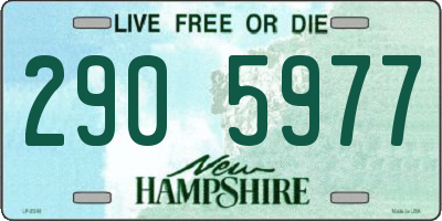 NH license plate 2905977