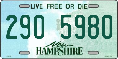 NH license plate 2905980