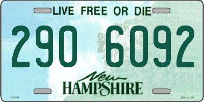 NH license plate 2906092