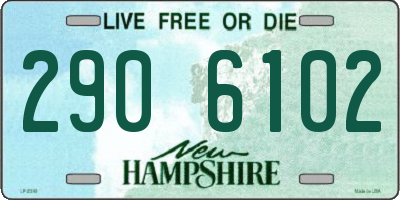 NH license plate 2906102