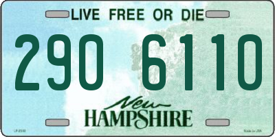 NH license plate 2906110