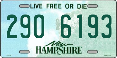NH license plate 2906193