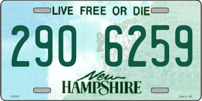 NH license plate 2906259