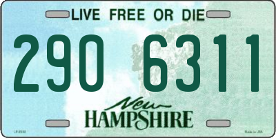 NH license plate 2906311