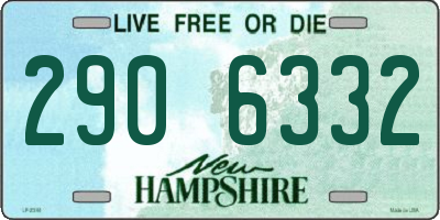 NH license plate 2906332