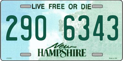 NH license plate 2906343
