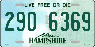 NH license plate 2906369