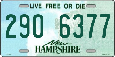 NH license plate 2906377