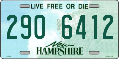NH license plate 2906412