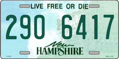 NH license plate 2906417