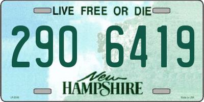 NH license plate 2906419