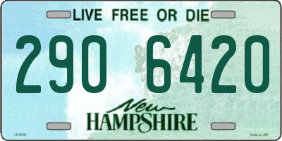 NH license plate 2906420