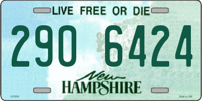 NH license plate 2906424