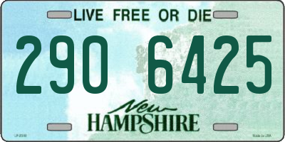 NH license plate 2906425
