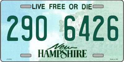 NH license plate 2906426