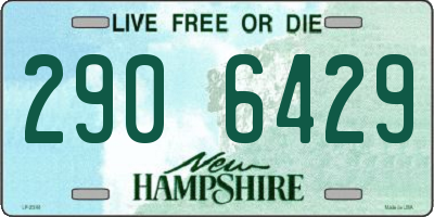 NH license plate 2906429