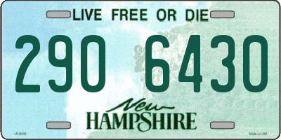 NH license plate 2906430