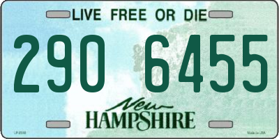 NH license plate 2906455