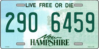 NH license plate 2906459