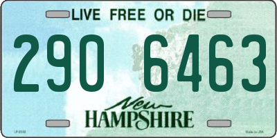 NH license plate 2906463