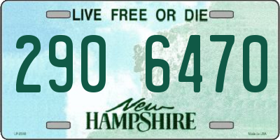 NH license plate 2906470