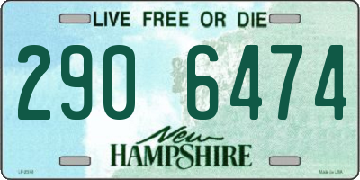 NH license plate 2906474