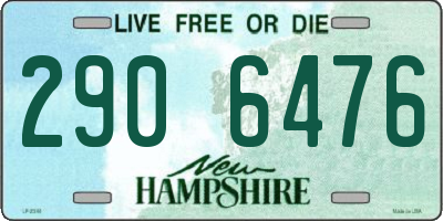 NH license plate 2906476