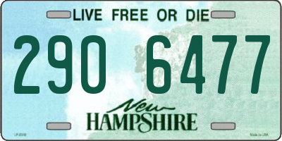 NH license plate 2906477