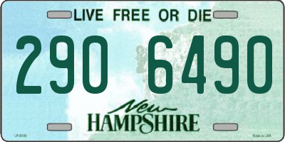NH license plate 2906490
