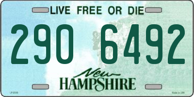 NH license plate 2906492