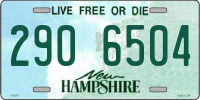 NH license plate 2906504