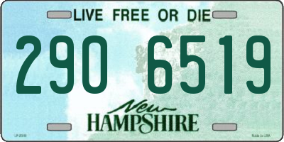 NH license plate 2906519