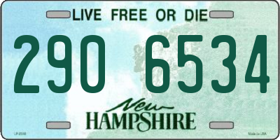 NH license plate 2906534