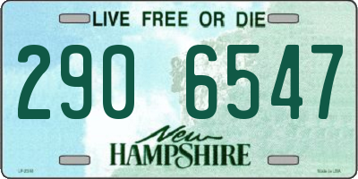 NH license plate 2906547