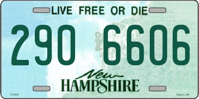 NH license plate 2906606