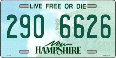 NH license plate 2906626