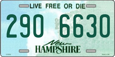 NH license plate 2906630