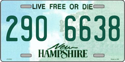 NH license plate 2906638