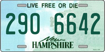 NH license plate 2906642