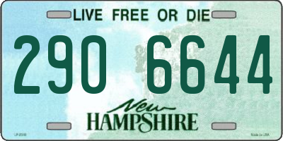 NH license plate 2906644