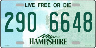 NH license plate 2906648