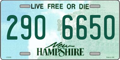 NH license plate 2906650