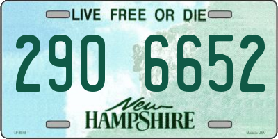 NH license plate 2906652